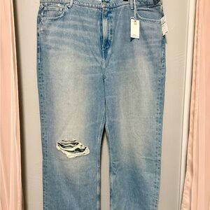 Good American Women’s Light Blue Relaxed Jeans
